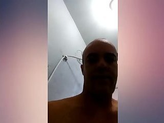 Cumming in the shower